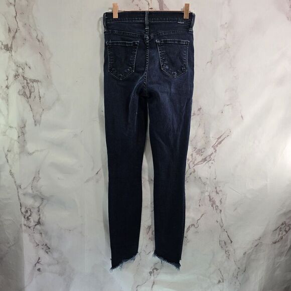 Mother Jeans Women 24 Stunner Zip Two Step Fray Holding Hands High Rise Skinny - Picture 5 of 16